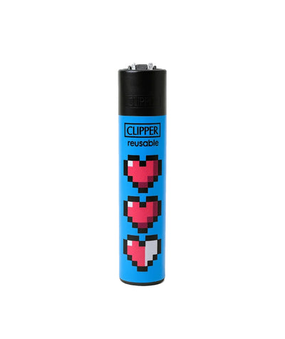 CLIPPER Reusable Lighter - Health Bar Blue