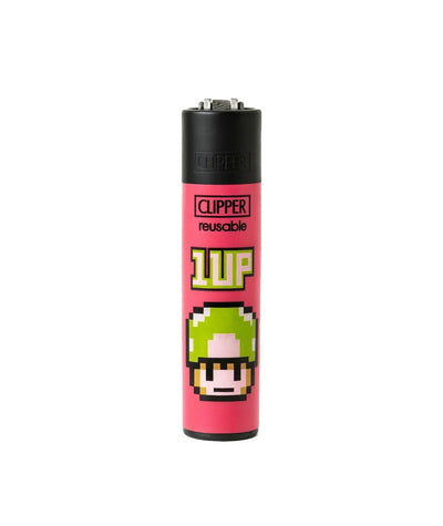 CLIPPER Reusable Lighter - Super Mario Pink