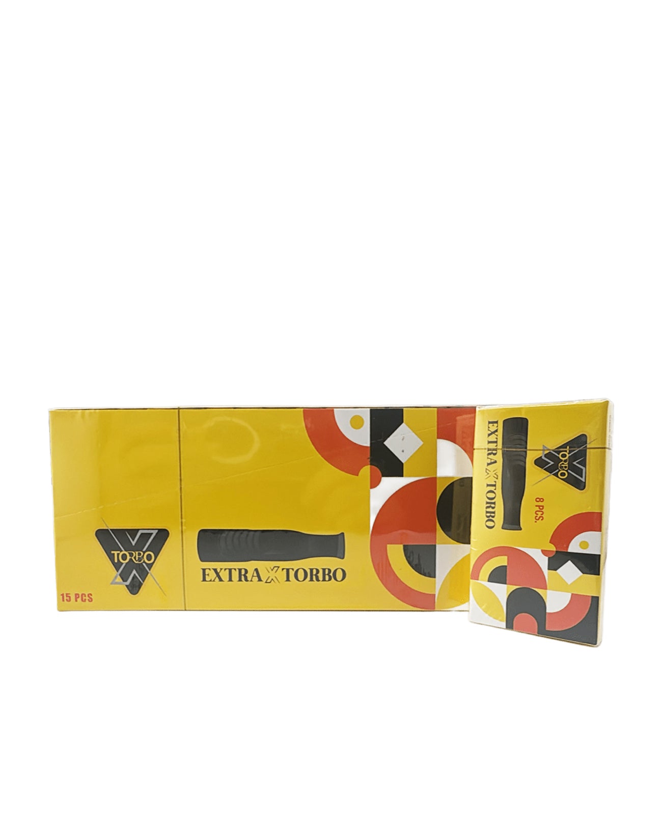 EXTRA TORBO 3 IN 1 FILTER BOX 15 × 8 PCS BLACK - DARK HORSE