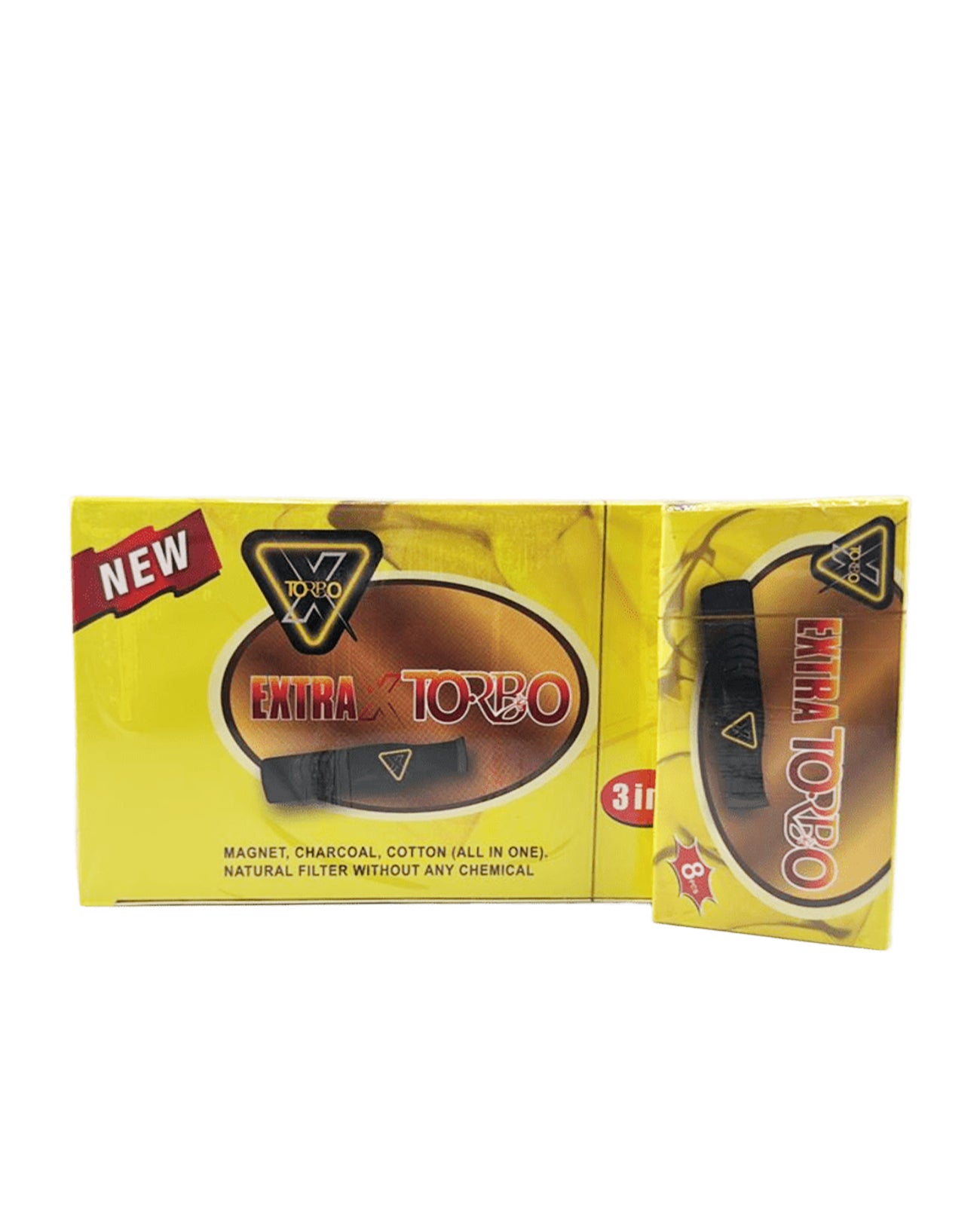 EXTRA TORBO 3 IN 1 FILTER BOX 15 × 8 PCS BROWN - DARK HORSE