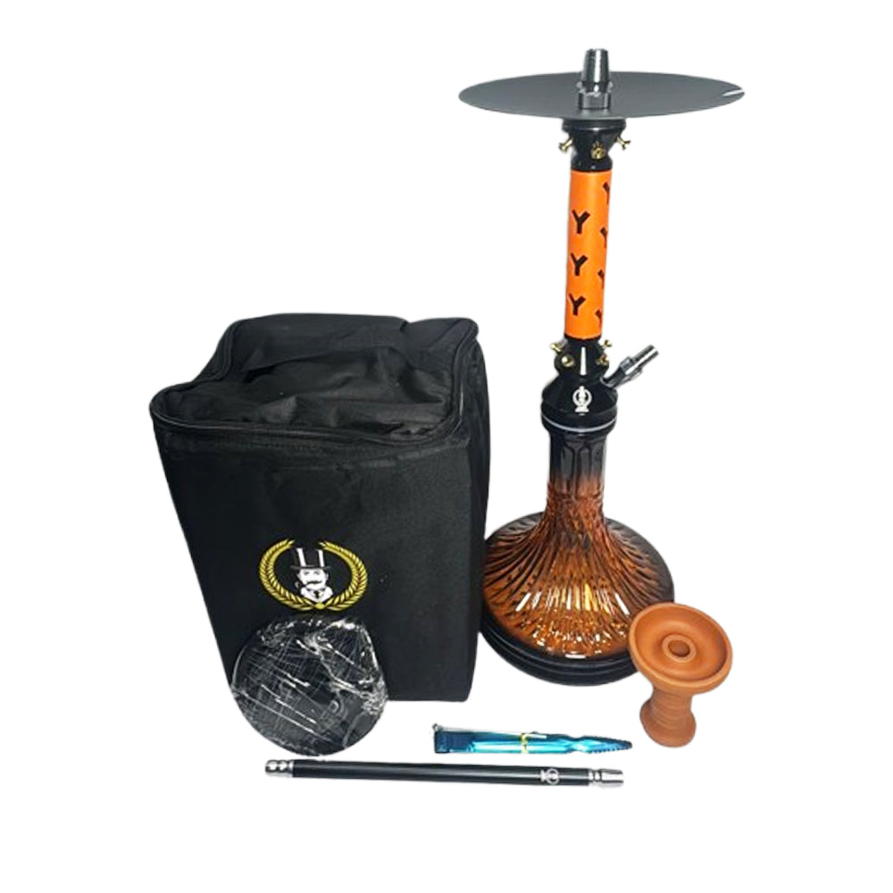 GHALYOUN Shisha # 117 Big Size - Orange Color - DARK HORSE