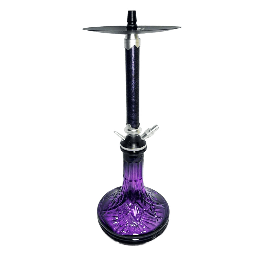 GHALYOUN Shisha # 507 Big Size - Purple Color - DARK HORSE