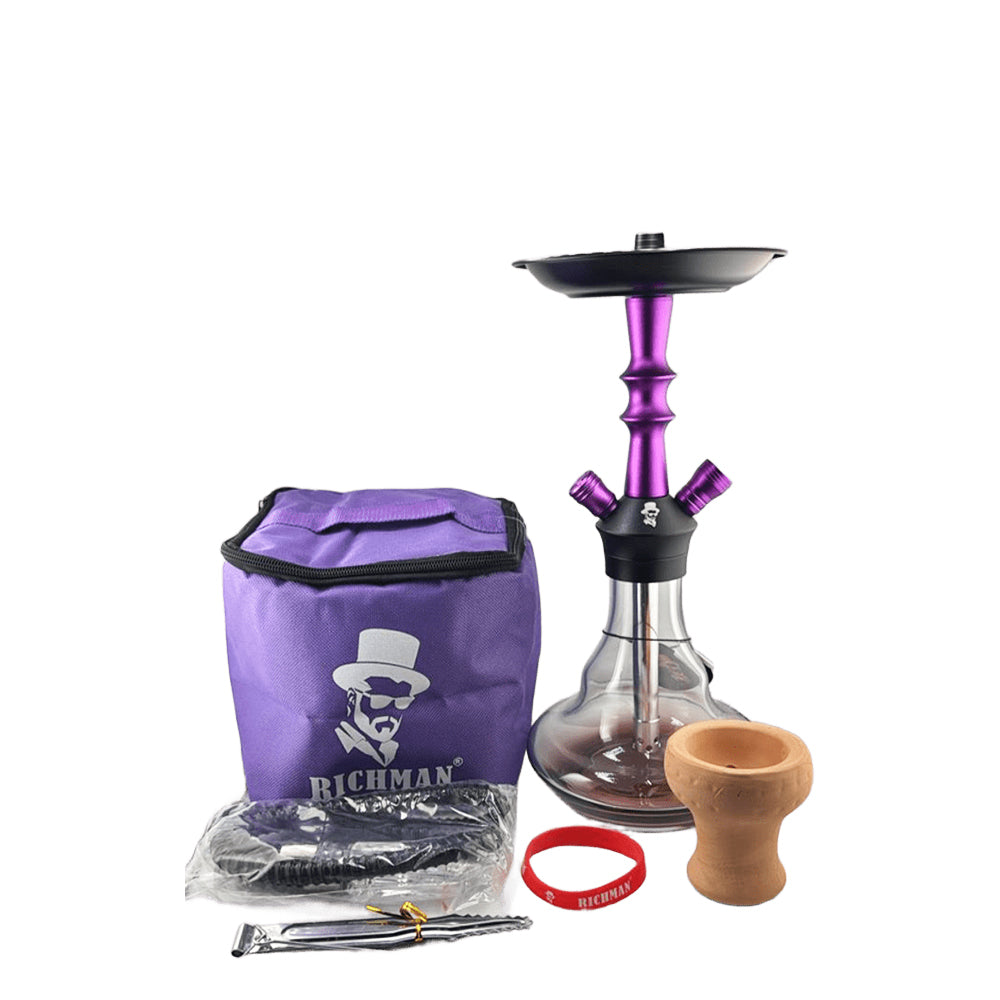 Shisha Small Rovan RICH MAN Shisha SAH016 Small Size - Purple Color – DARK HORSE
