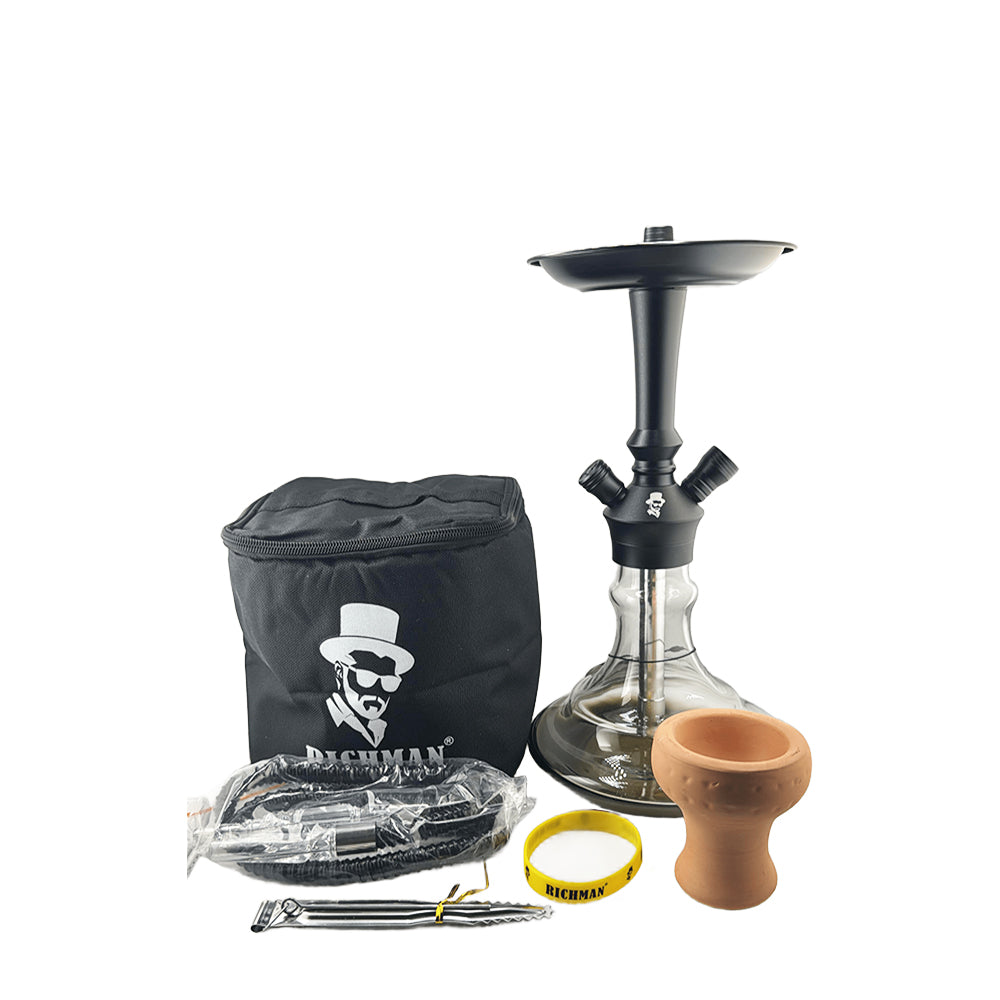 RICH MAN Shisha SAH018 Small Size - Black Color