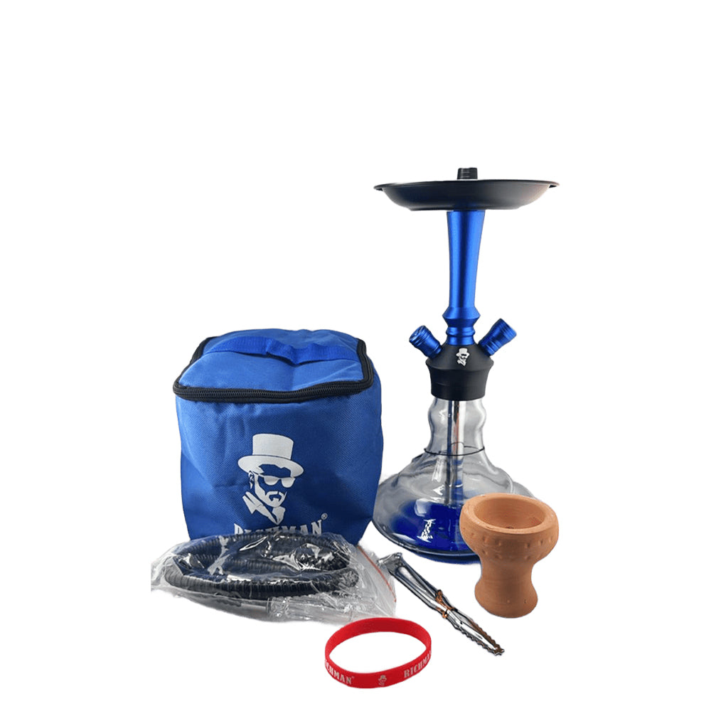 RICH MAN Shisha SAH018 Small Size - Blue Color