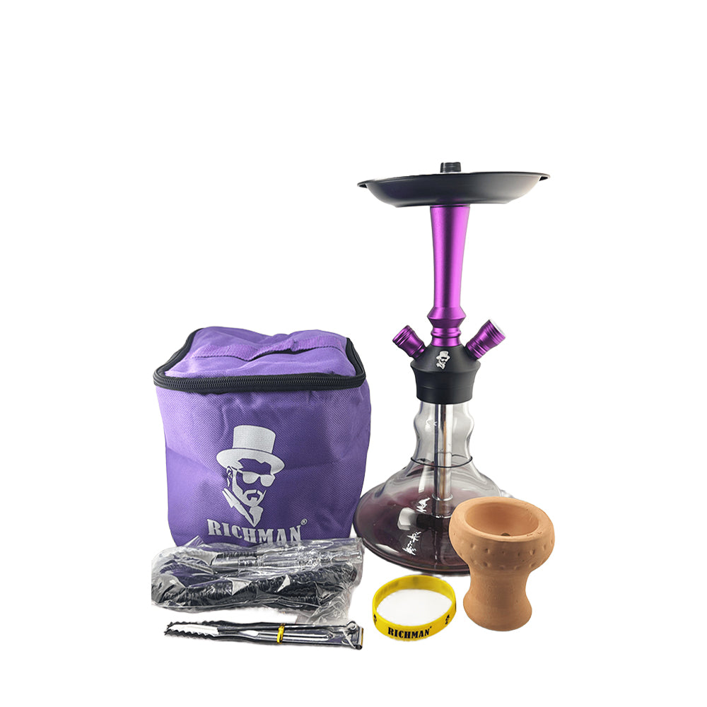 Shisha Small Rovan RICH MAN Shisha SAH018 Small Size - Purple Color – DARK HORSE