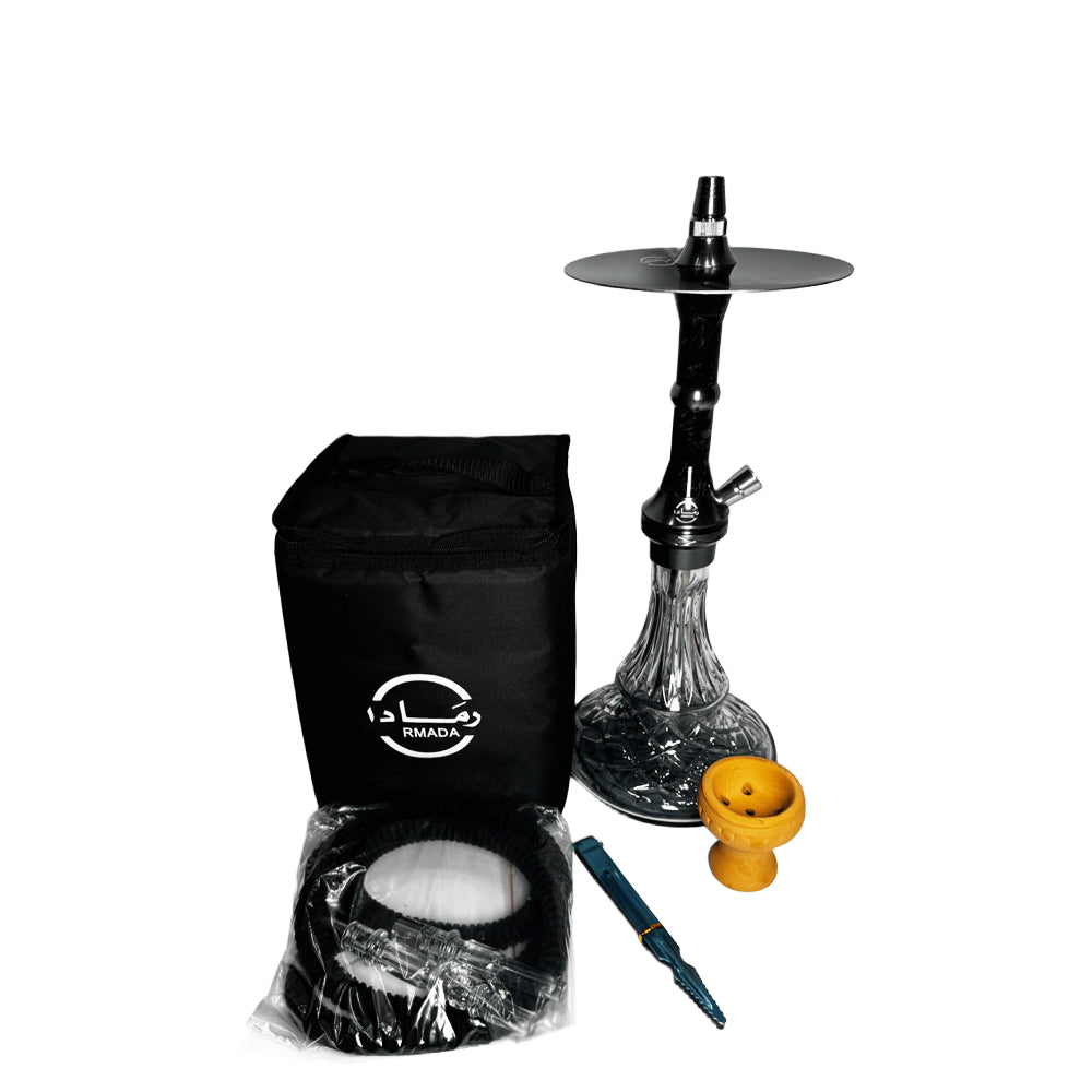 RMADA Shisha SHR-191 Medium Size - Black Color - DARK HORSE