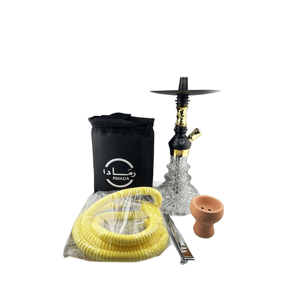 RMADA Shisha SHR-256 Small Size - Gold Color - DARK HORSE