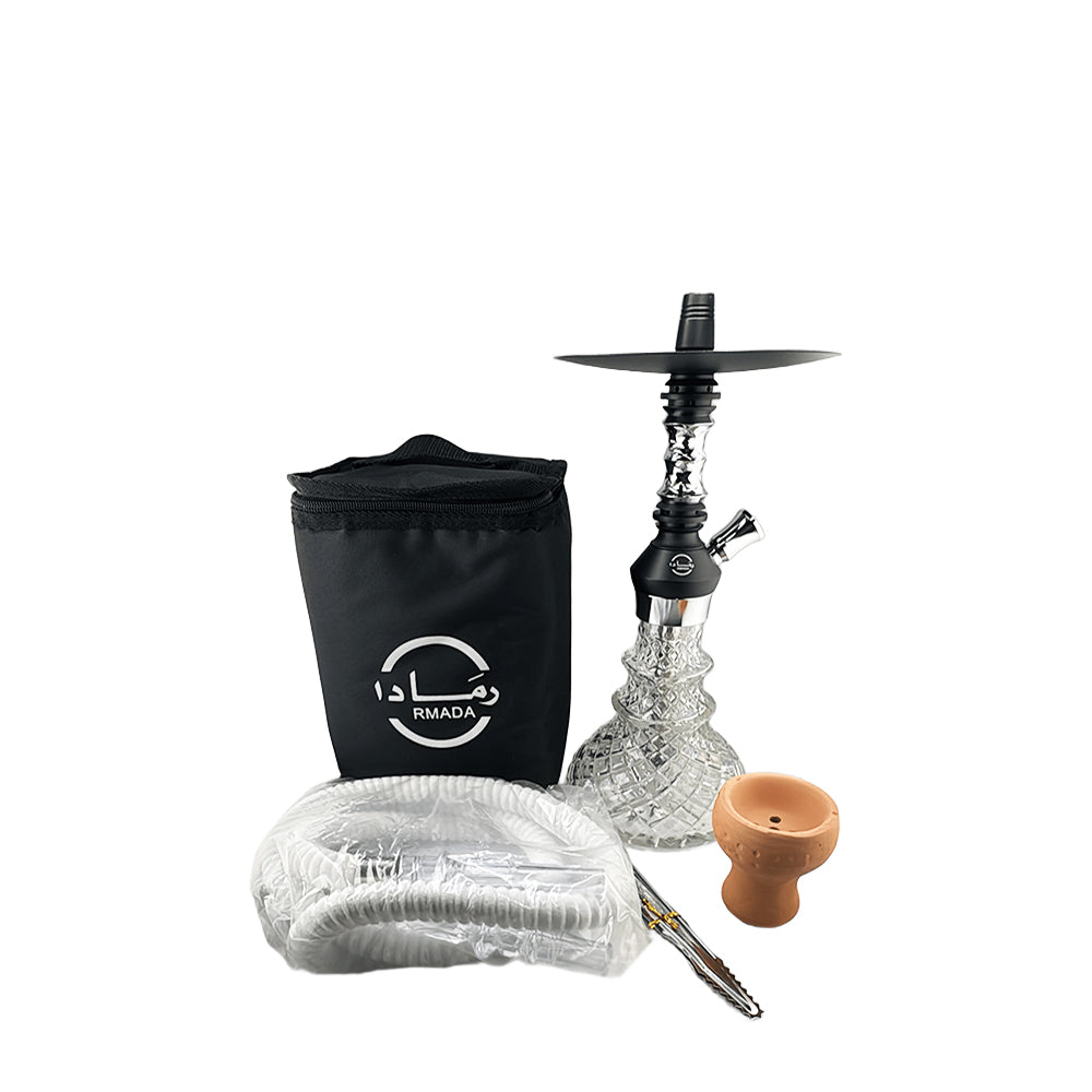 RMADA Shisha SHR-256 Small Size - Silver Color - DARK HORSE