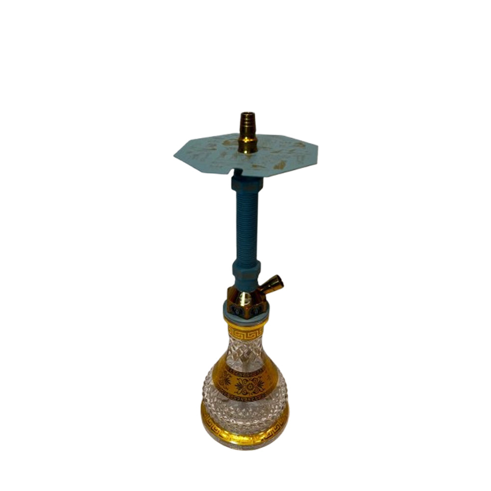 RMADA Shisha SHR-601 - Turquoise & Gold Color
