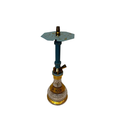 RMADA Shisha SHR-601 - Turquoise & Gold Color