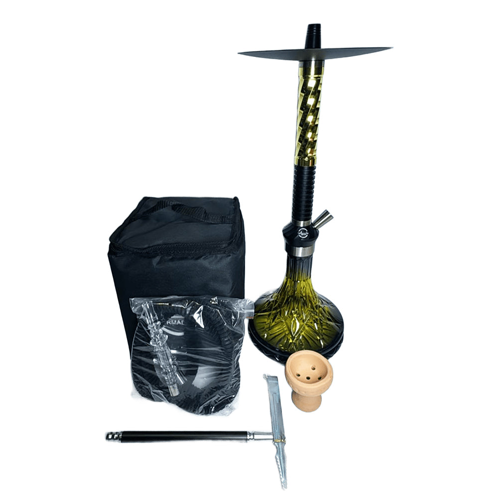 RMADA Shisha SHR-607 Big Size - Gold Color - DARK HORSE