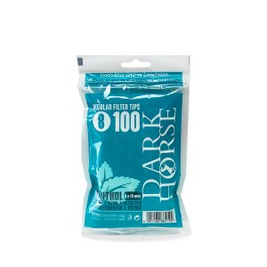 DARK HORSE REGULAR FILTER TIPS MENTHOL 100 PCS