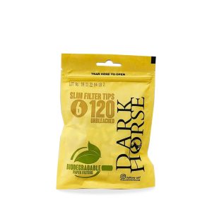DARK HORSE SLIM FILTER  BIODEGRADABLE TIPS 120 PCS