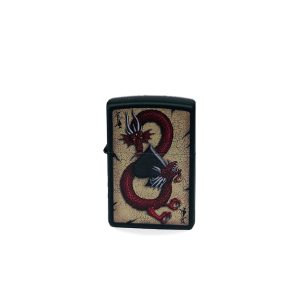 Genuine Zippo Lighter – 29840 DRAGON ACE DESIGN