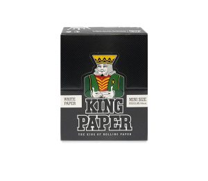 KING PAPER MINI SIZE WHITE PAPER REGULAR – BOX ROLLING PAPERS