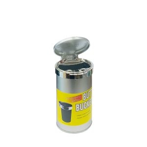 MOB Portable ashtray with Cover and Light – Silver Color