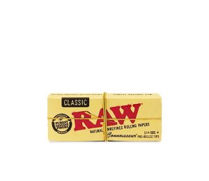RAW CLASSIC 1 1/4 SIZE + PRE-ROLLED TIPS