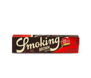 Smoking BROWN KING SIZE 33 LEAVES + 33 TIPS