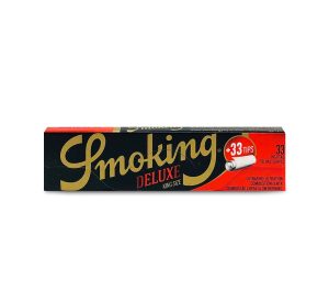 Smoking DELUXE KING SIZE 33 LEAVES + 33 TIPS