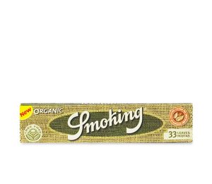Smoking ORGANIC KING SIZE 33 LEAVES – Rolling Paper