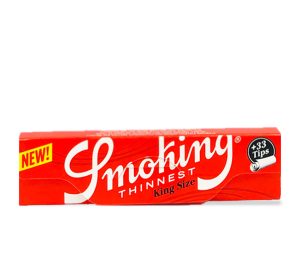 Smoking THINNEST King Size + 33 Tips